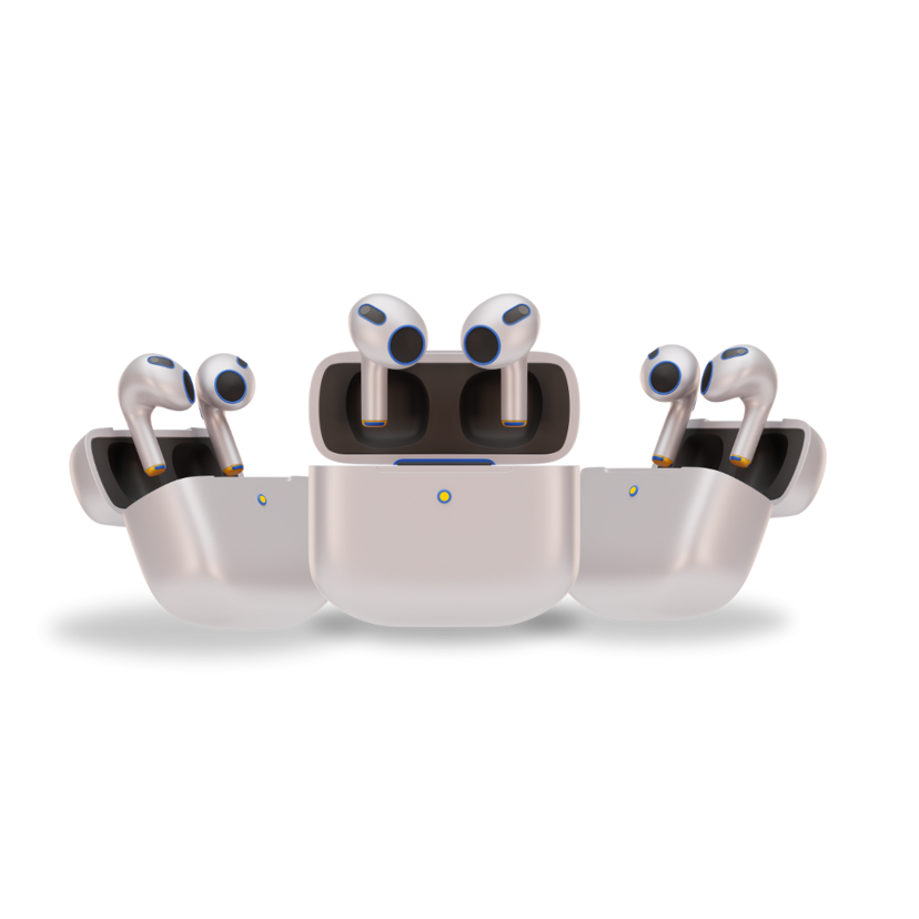 Black and White Professional Earphone Electronics Flash