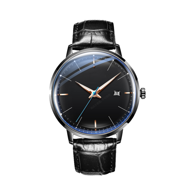 Blue White Minimalist Elegant Classic Watch