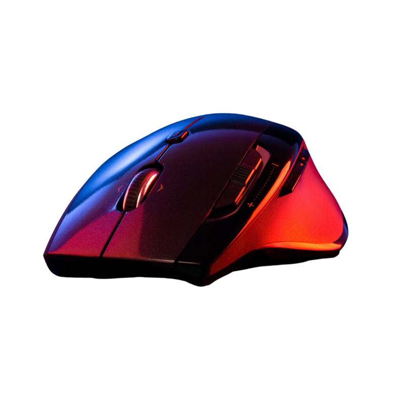 Modern Black & Red Gaming Mouse