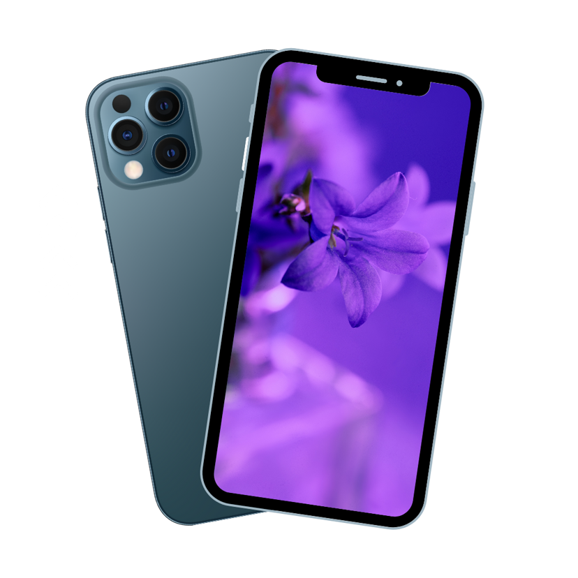 Purple Blue Minimalist Neon New Arrival iPhone